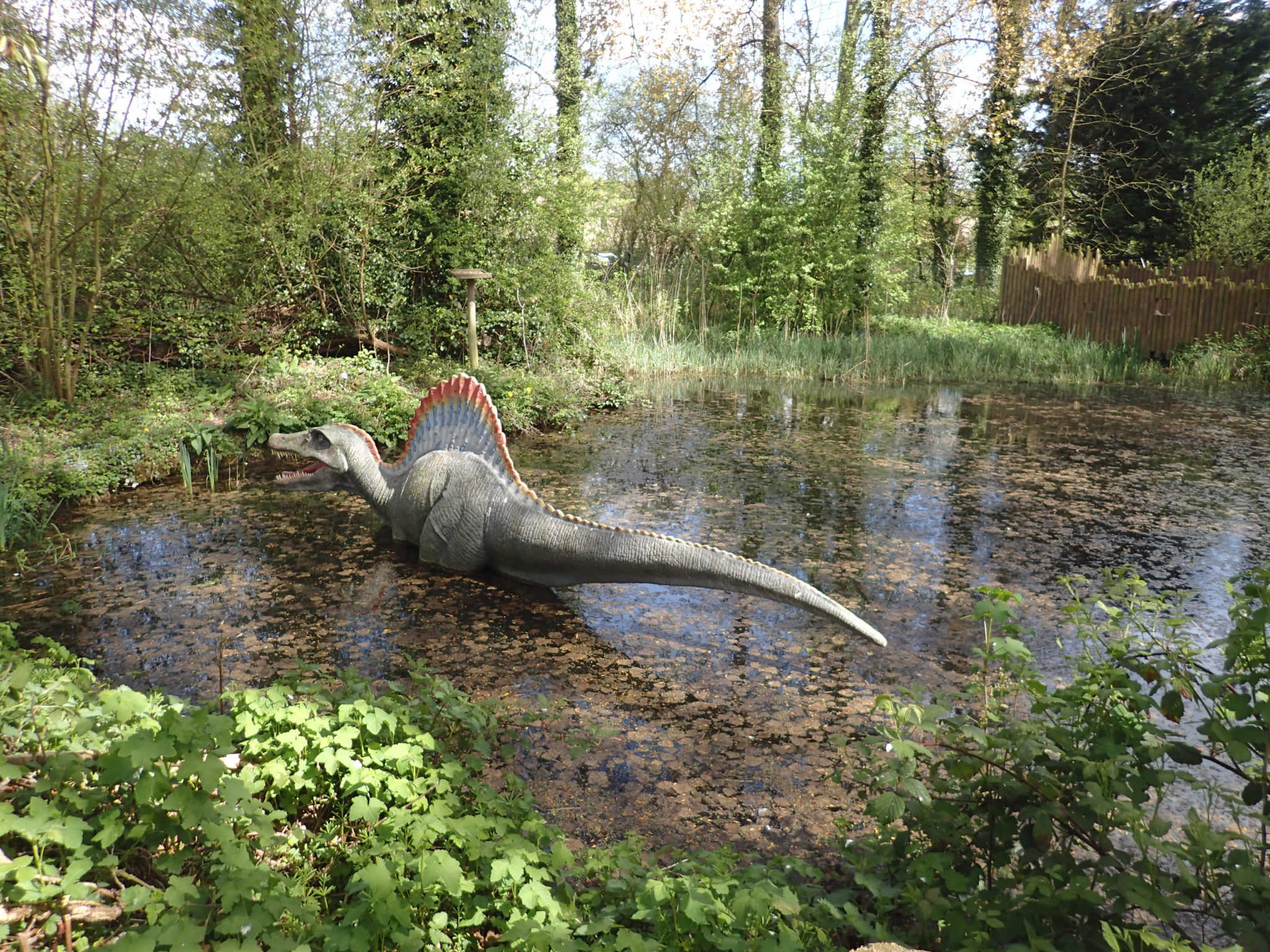 Dinosaur at Jurassic Journey, Birdland, Great Cotswolds Day Out with the Kids