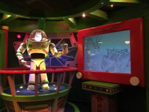 Buzz lightyear laser blast ride