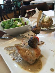 Disney Steakhouse chicken main course