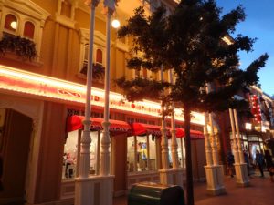Main Street by night, Disneyland Paris